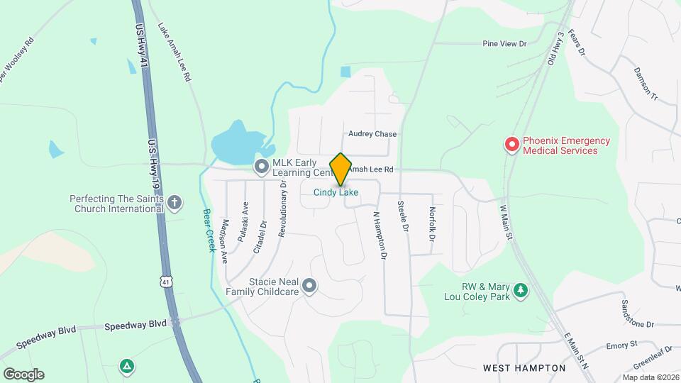 1394 N Hampton Dr Mapa y Detalles de la Ubicación