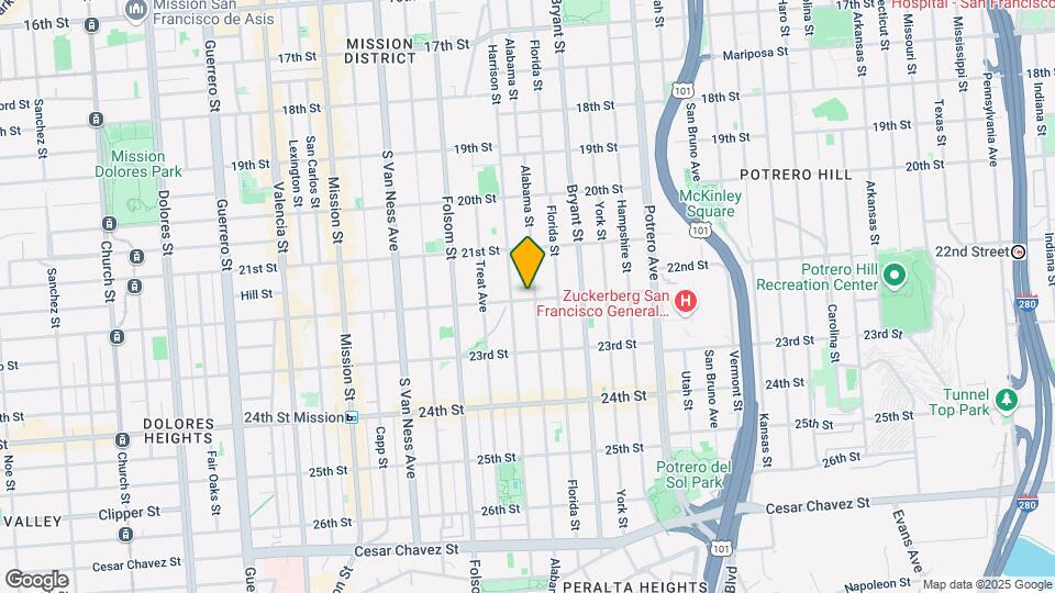 2852-2856 22nd St Mapa y Detalles de la Ubicación
