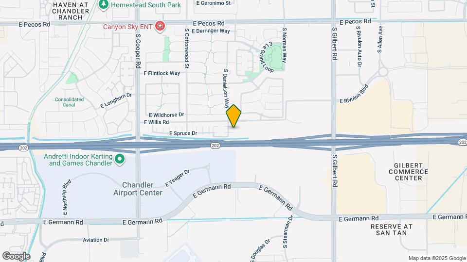 1551 S Danielson Way Map and Location Details
