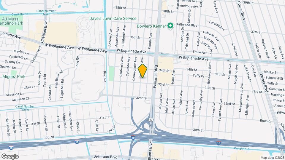 3308 Delaware Ave Map and Location Details