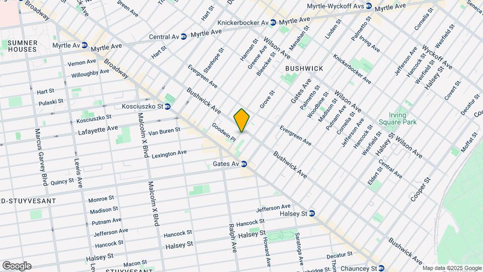 1002 Bushwick Ave, Unit 1E Mapa y Detalles de la Ubicación