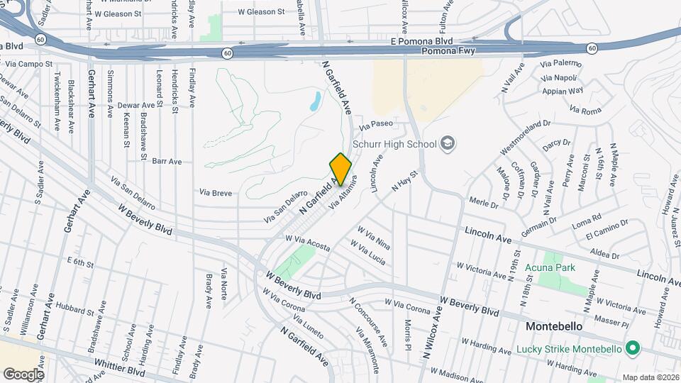 731 1/2 Via Altamira, Unit 731 Half Map and Location Details