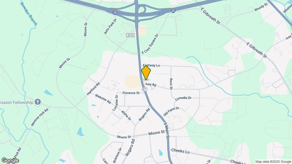 100 Ivey Rd Mapa y Detalles de la Ubicación