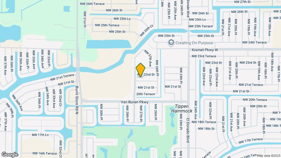 2721 NW 21st Terrace Map and Location Details