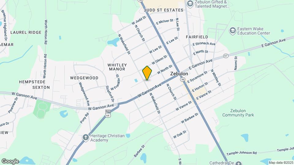 406 N Wakefield St Map and Location Details