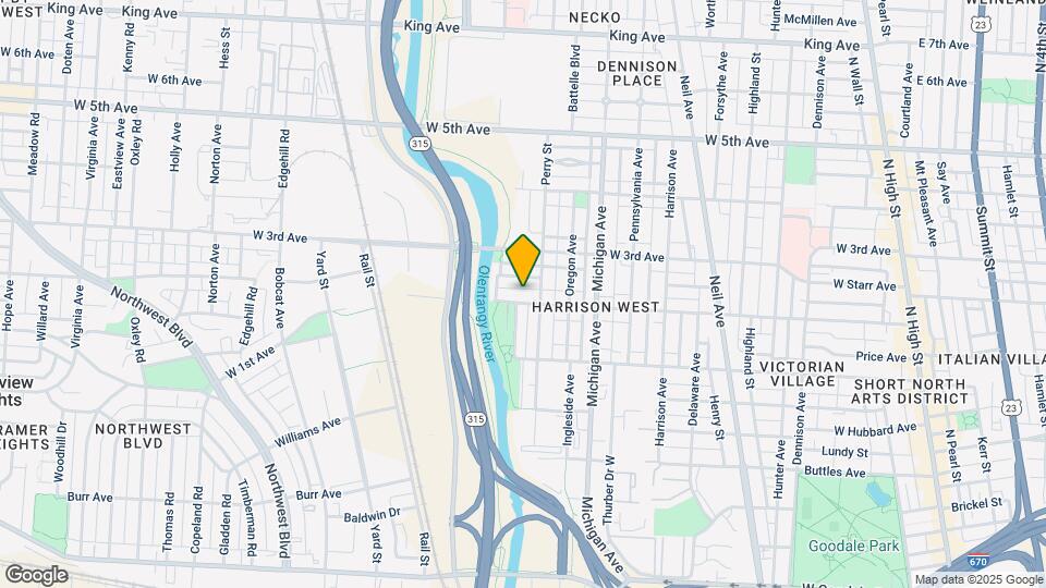 564 W 2nd Ave, Unit A Map and Location Details