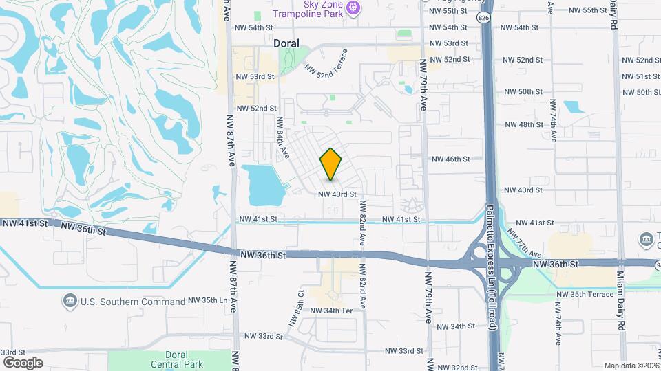 4485 NW 83rd Pkwy Map and Location Details