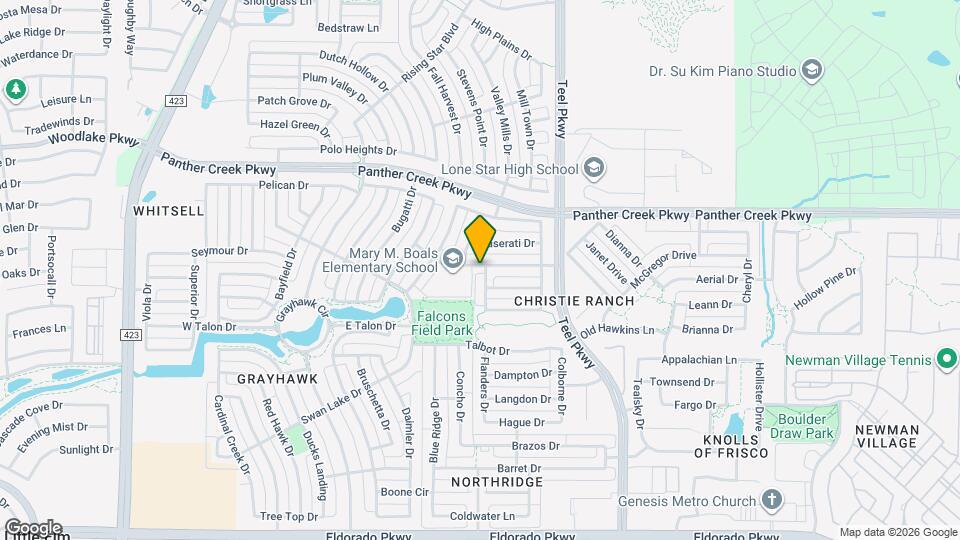 13183 Broadhurst Dr Map and Location Details