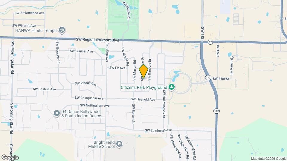 4105 SW Staverton Dr Mapa y Detalles de la Ubicación