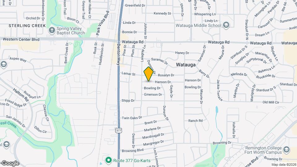 5716 Hanson Dr Map and Location Details