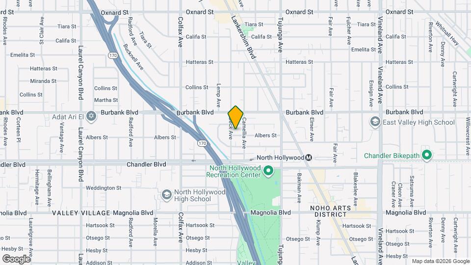 11523 Albers St Map and Location Details