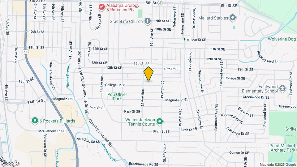 1810 College St SE Map and Location Details