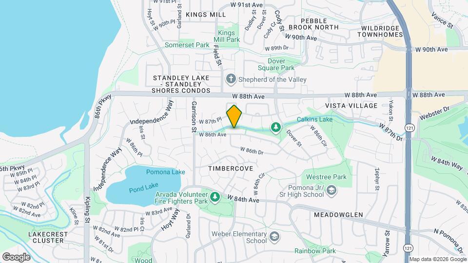 8863 W 86th Ave Map and Location Details