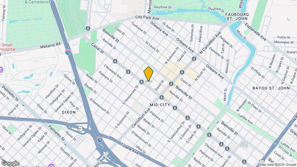 4201 Canal St Map and Location Details