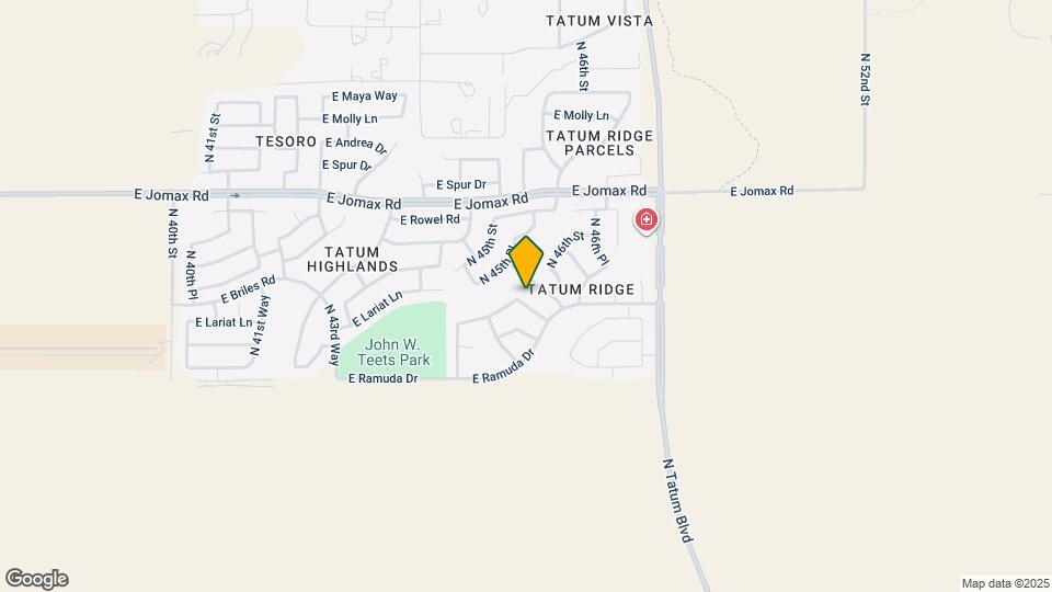 4564 E Chisum Trail Map and Location Details