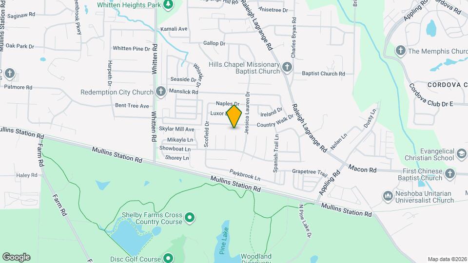 1031 Jessa Cove Mapa y Detalles de la Ubicación