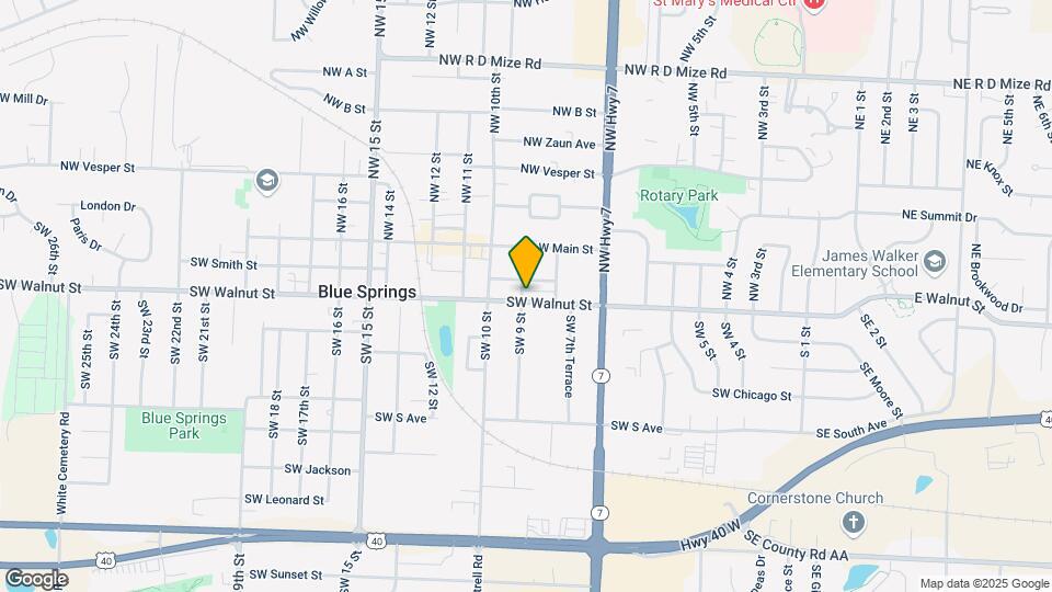 827 SW Walnut St Mapa y Detalles de la Ubicación