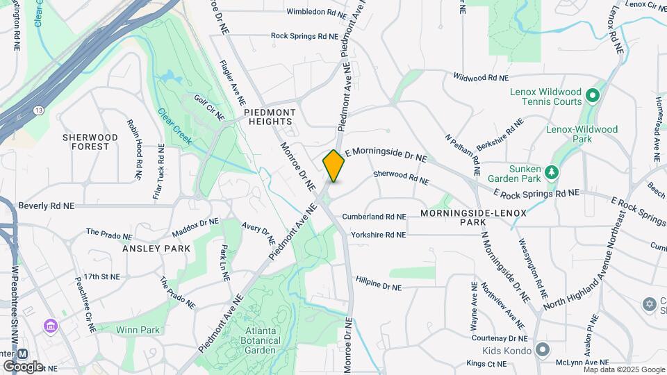 1583 Piedmont Ave NE Map and Location Details