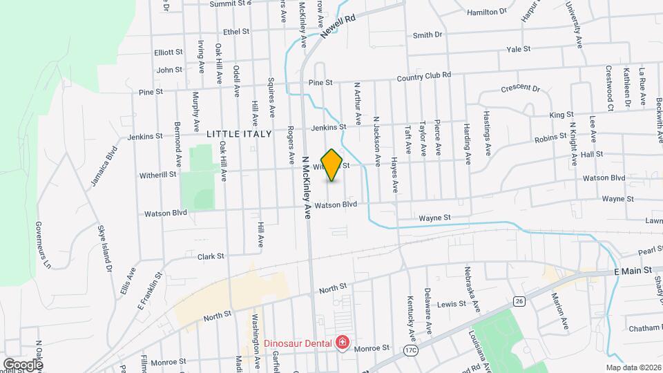 112 N Roosevelt Ave Map and Location Details