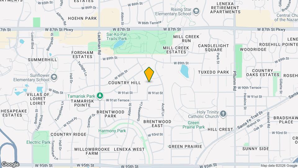 14510 W 90th Terrace, Unit 4-522 Map and Location Details