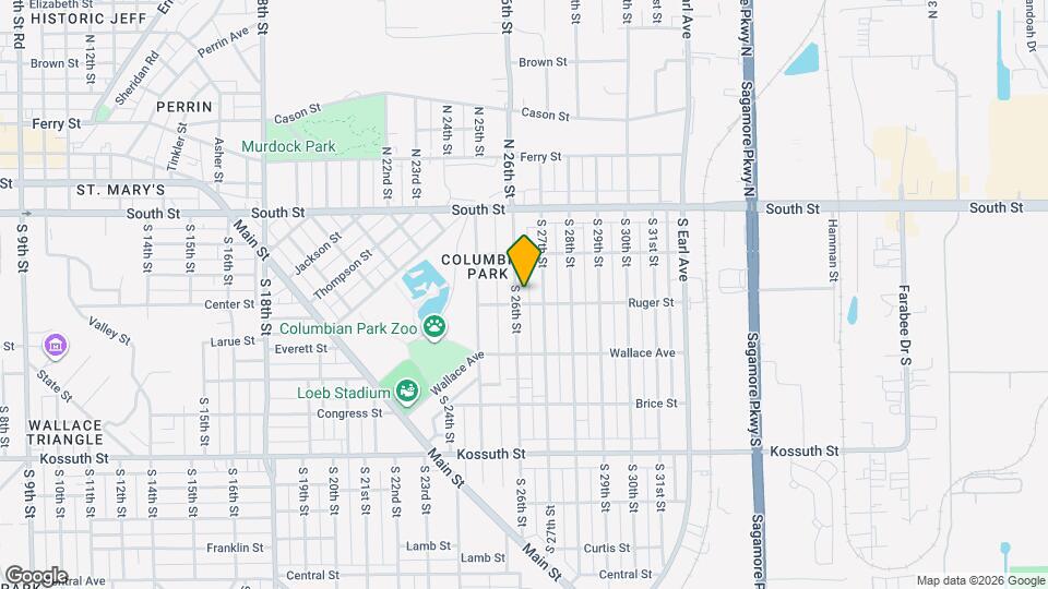 133 S 26th St Map and Location Details