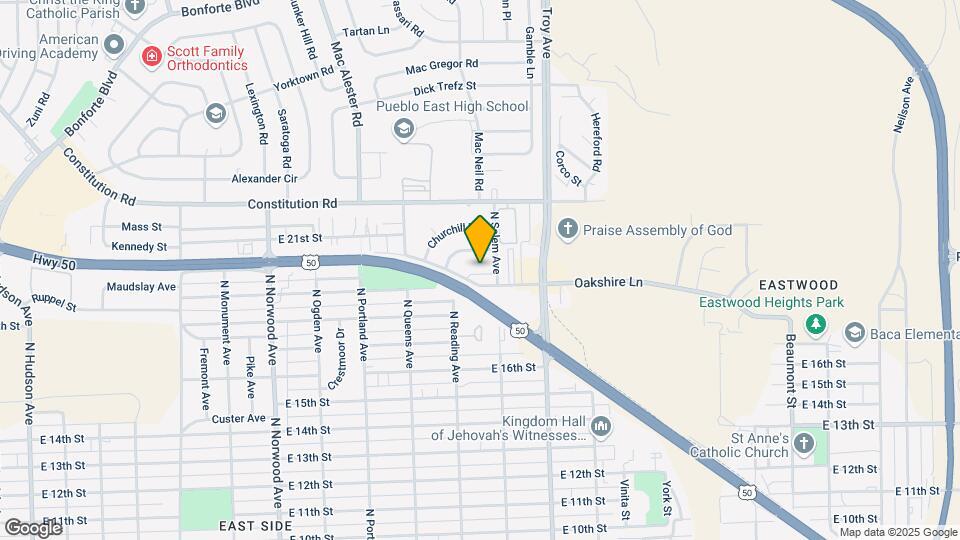 1713 Oakshire Ln Map and Location Details