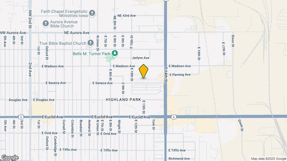 1210 E Seneca Ave Map and Location Details