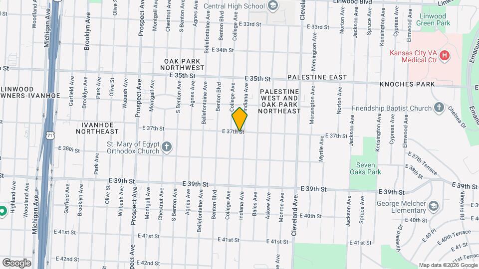 3702 Indiana Ave Mapa y Detalles de la Ubicación