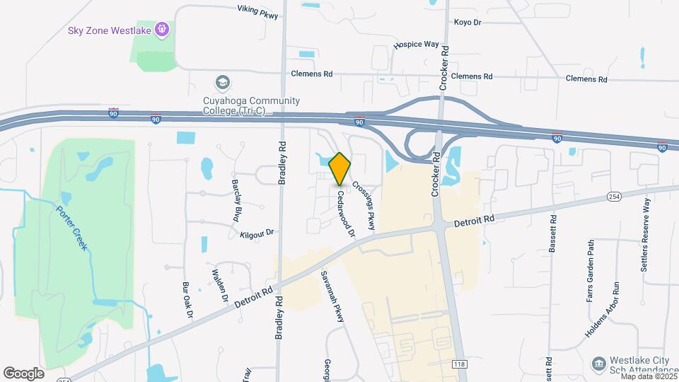 1680 Cedarwood Dr Map and Location Details