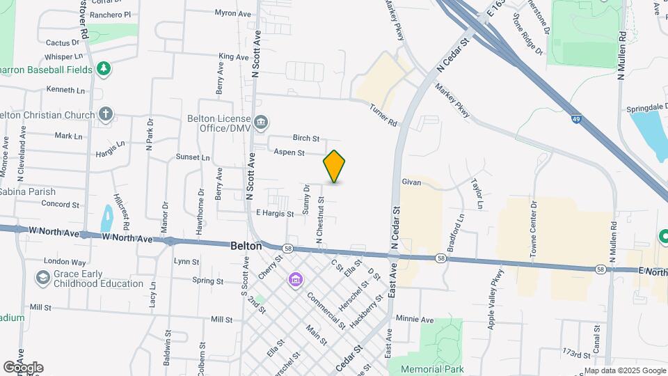 221 N Oak Dr Map and Location Details