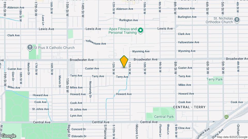 1120 Custer Ave Map and Location Details