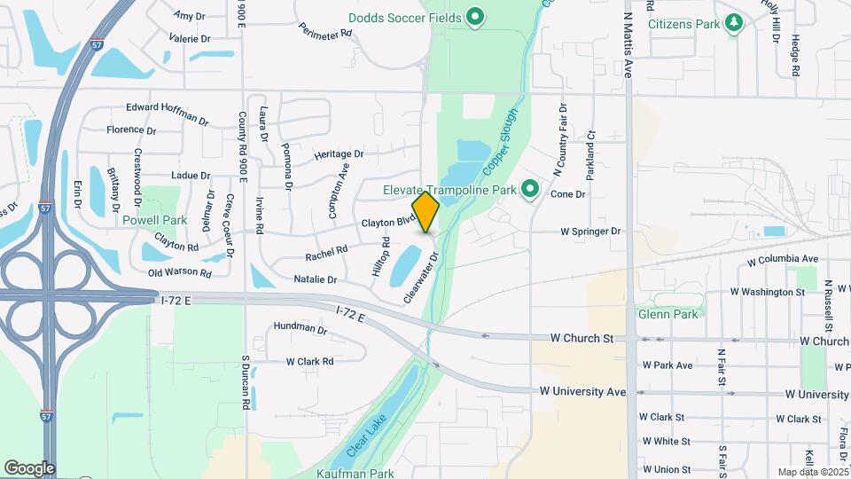 505 Clearwater Dr Map and Location Details