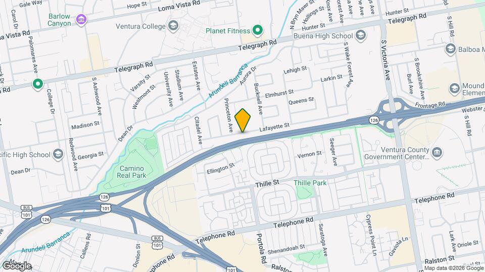 4982 Lafayette St Map and Location Details