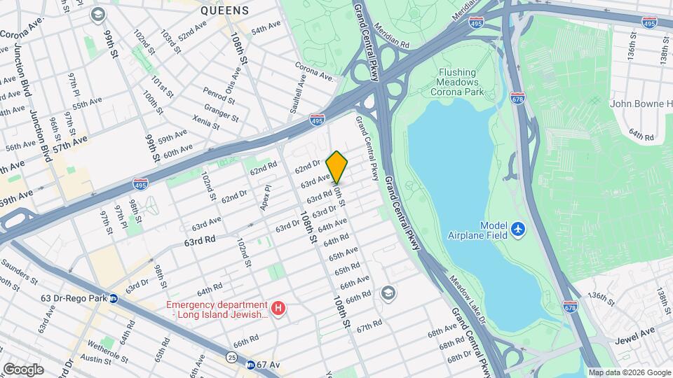 105-26 63rd Rd, Unit 2 Mapa y Detalles de la Ubicación