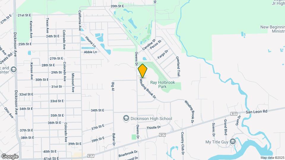 5205 Winding Brook Dr Map and Location Details