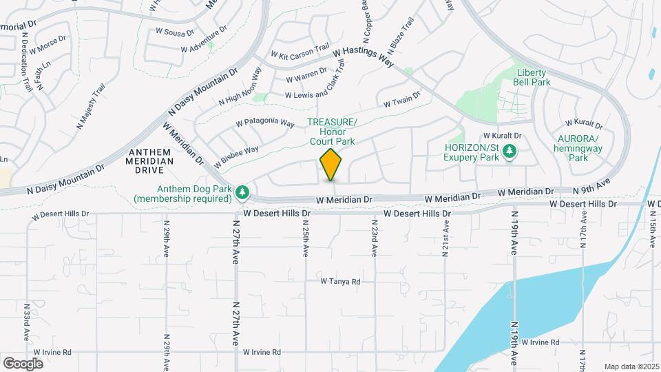 2456 W Clearview Trail Map and Location Details