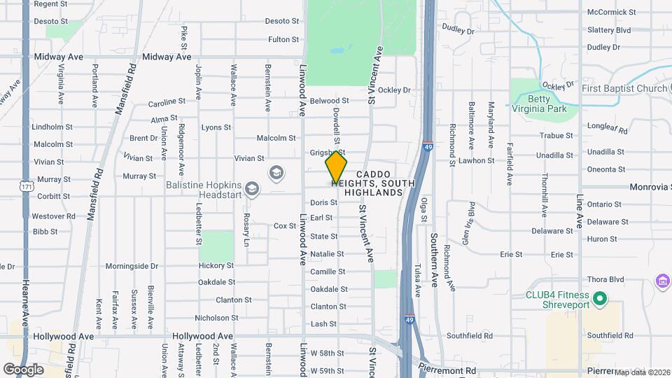 1503 Clover St Map and Location Details