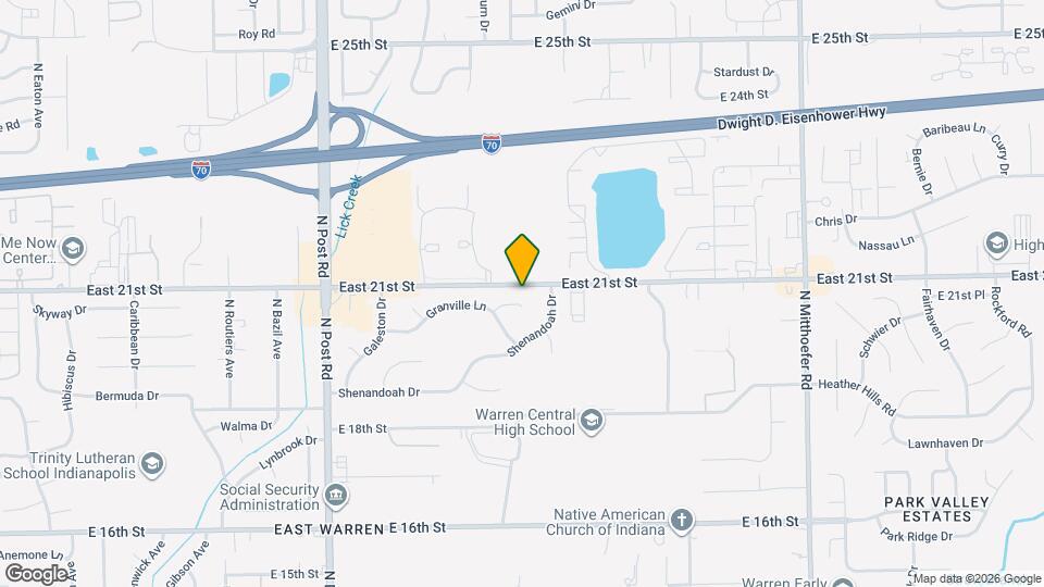 9404 Granville Pl Map and Location Details