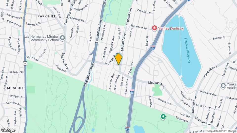 595 Mclean Ave Mapa y Detalles de la Ubicación