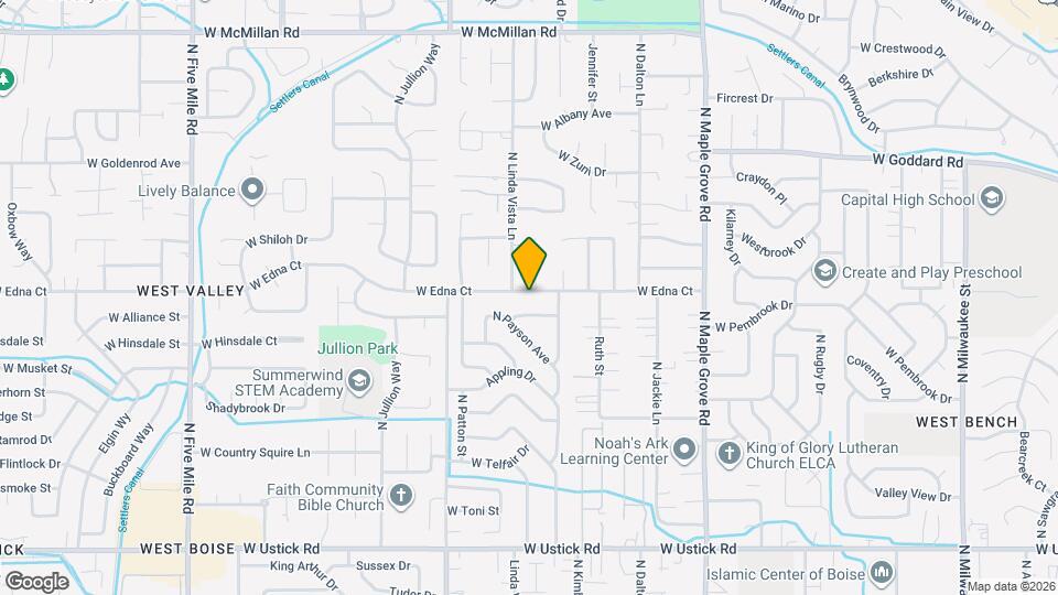 9545 W Edna St Map and Location Details