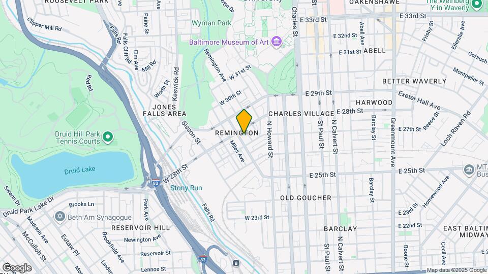 2727 Huntingdon Ave Map and Location Details