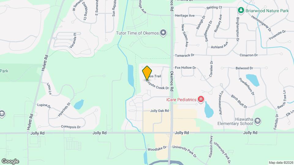 2349 Coyote Creek Dr Map and Location Details