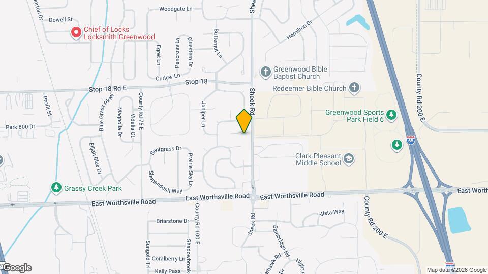 1759 Buckeye Ct Map and Location Details