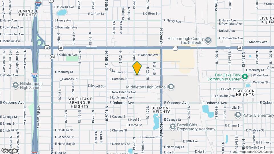 1905 E Wilder Ave Map and Location Details