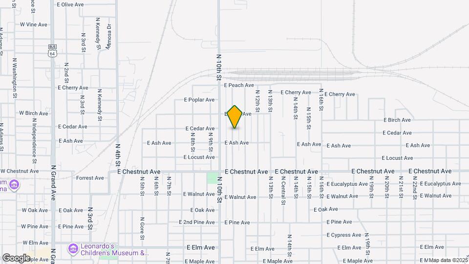 1125 N 11th St Map and Location Details