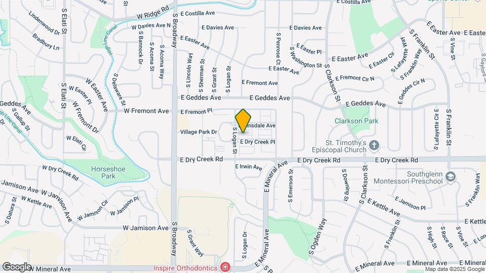 562 E Hinsdale Ave Map and Location Details