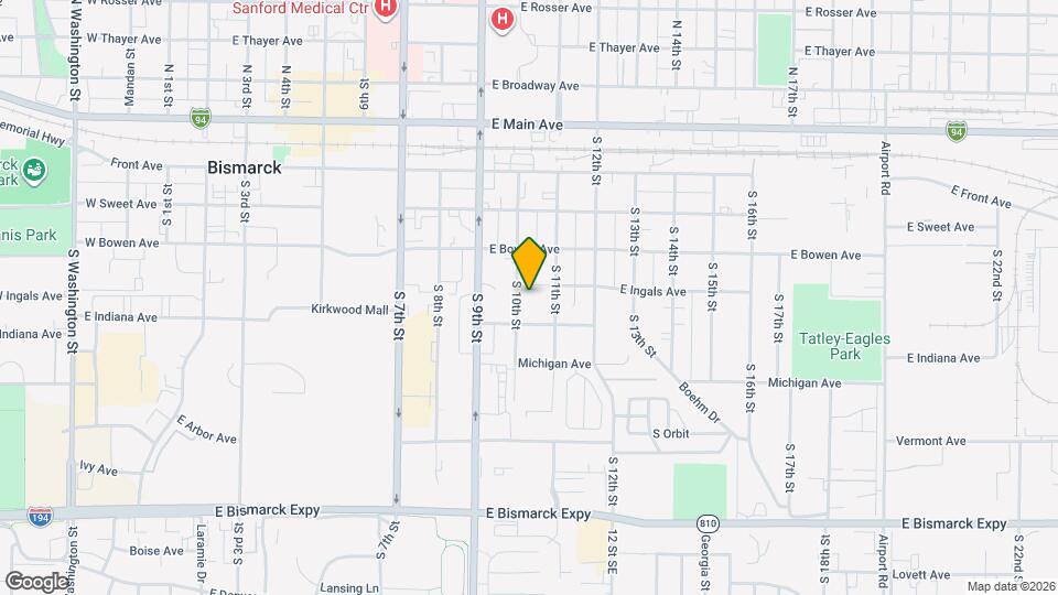 505 S 10th St Map and Location Details