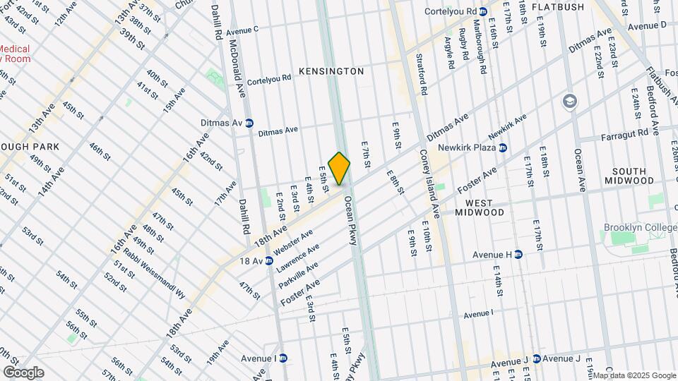 622 Ocean Pkwy Mapa y Detalles de la Ubicación
