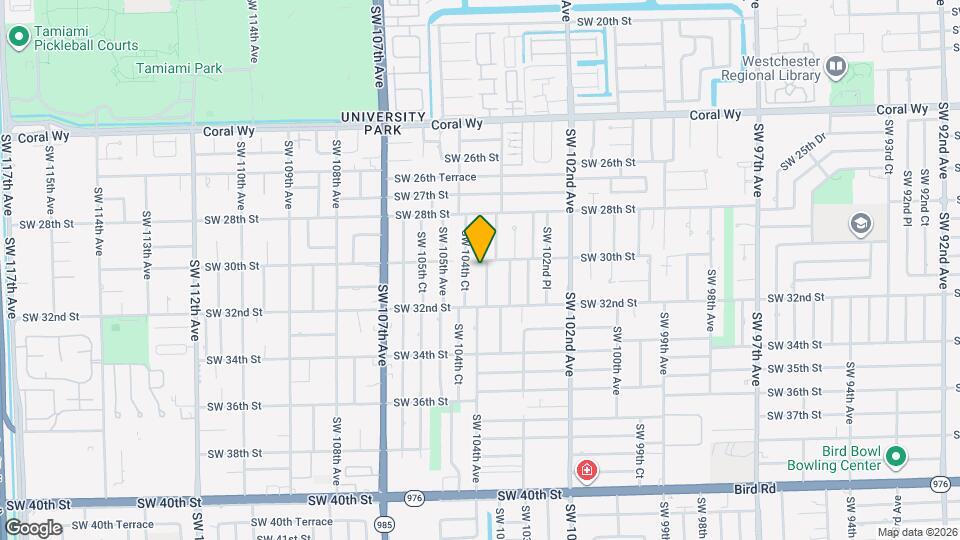 3010 SW 103rd Pl Map and Location Details