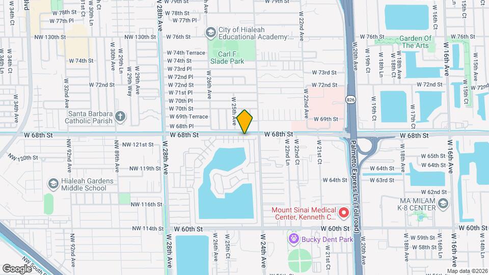 2455 W 67th Pl Map and Location Details